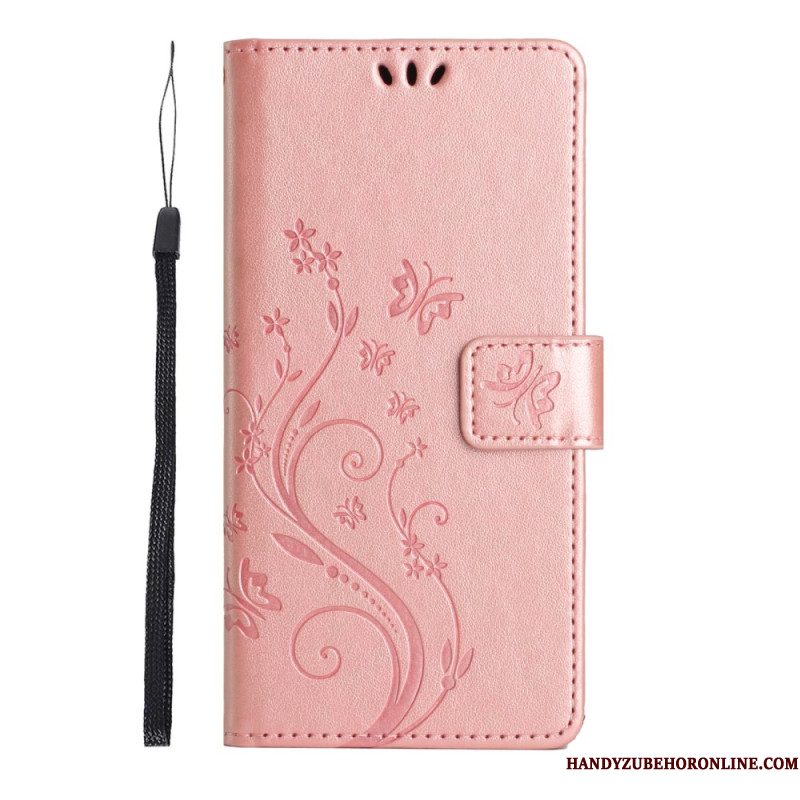 Leren Hoesje Voor Xiaomi 15t Floralie