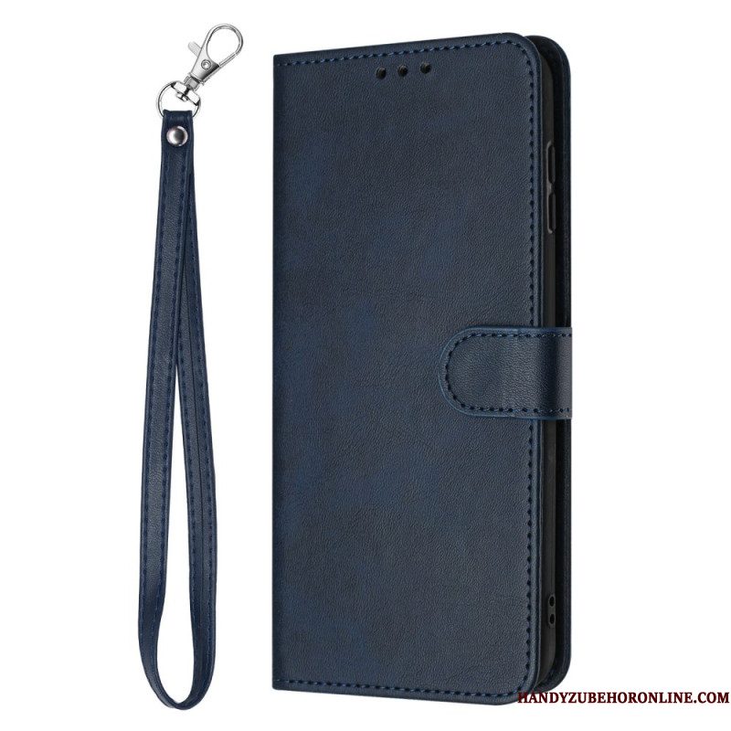 Leren Hoesje Voor Xiaomi 15t Leerlook Met Bandje