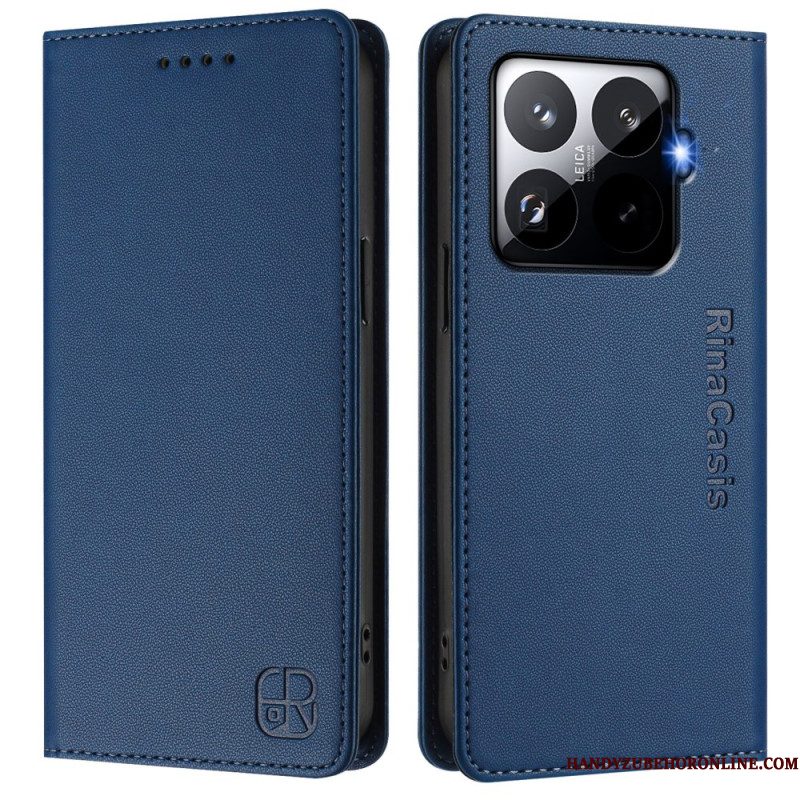 Leren Hoesje Voor Xiaomi 15t Pro Rfid-bescherming