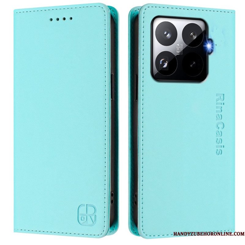 Leren Hoesje Voor Xiaomi 15t Pro Rfid-bescherming