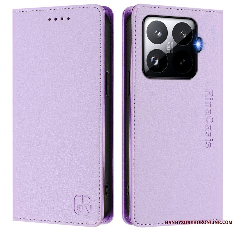 Leren Hoesje Voor Xiaomi 15t Pro Rfid-bescherming