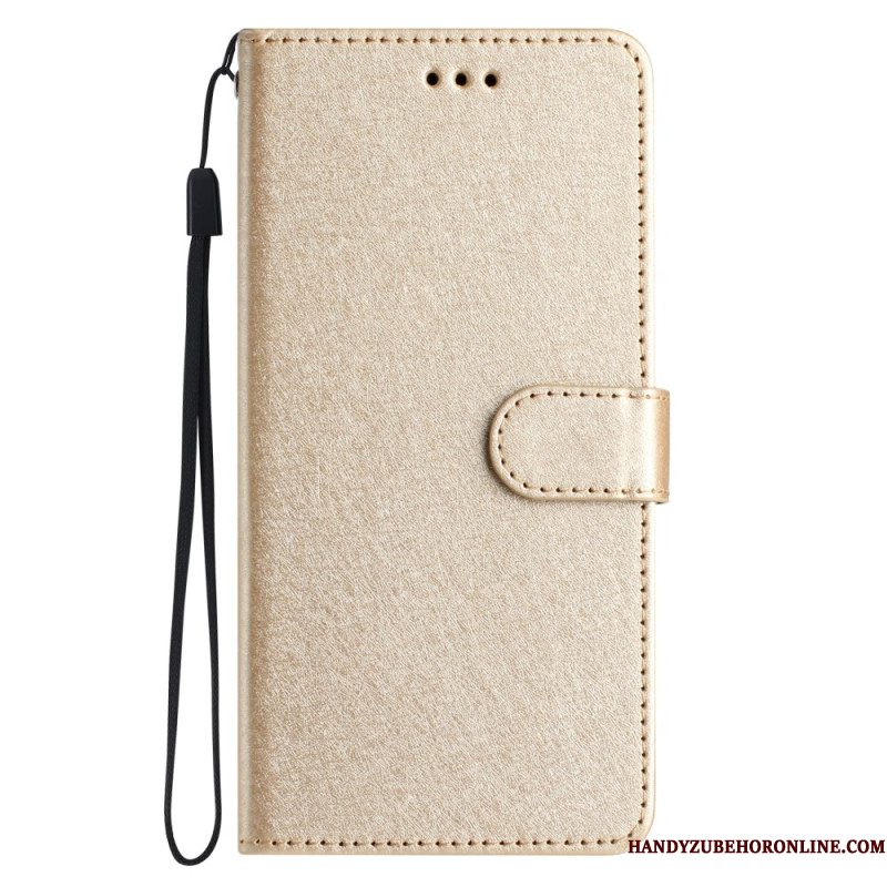 Leren Hoesje Voor Xiaomi 15t Pro Zijdetextuur