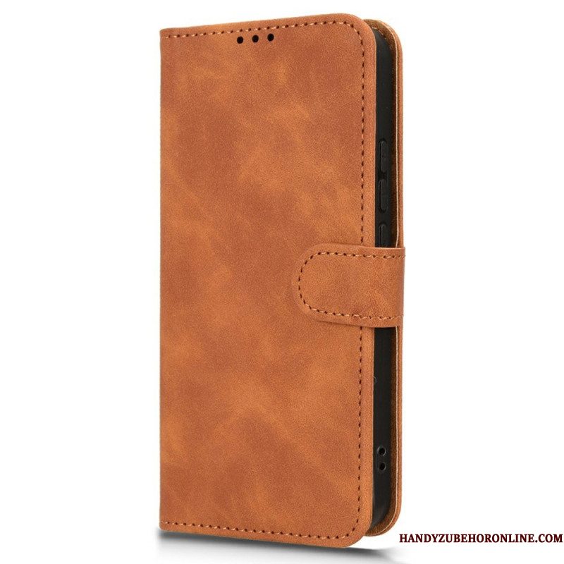 Leren Hoesje Voor Xiaomi 15t Suède Effect