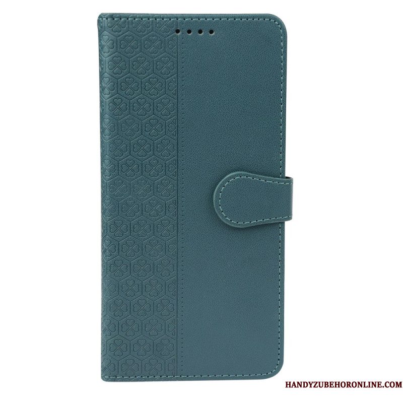 Leren Hoesje Voor Xiaomi 17 Klavertje Vier