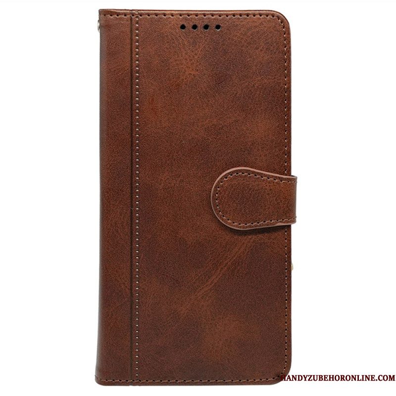 Leren Hoesje Voor Xiaomi 17 Leertextuur