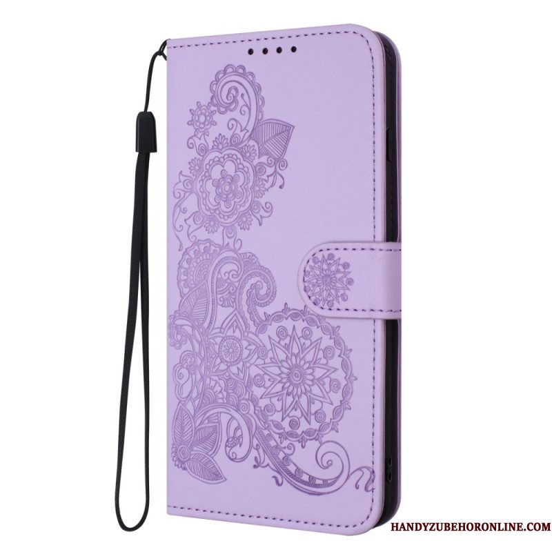 Leren Hoesje Voor Xiaomi 17 Pro Mandala Kant