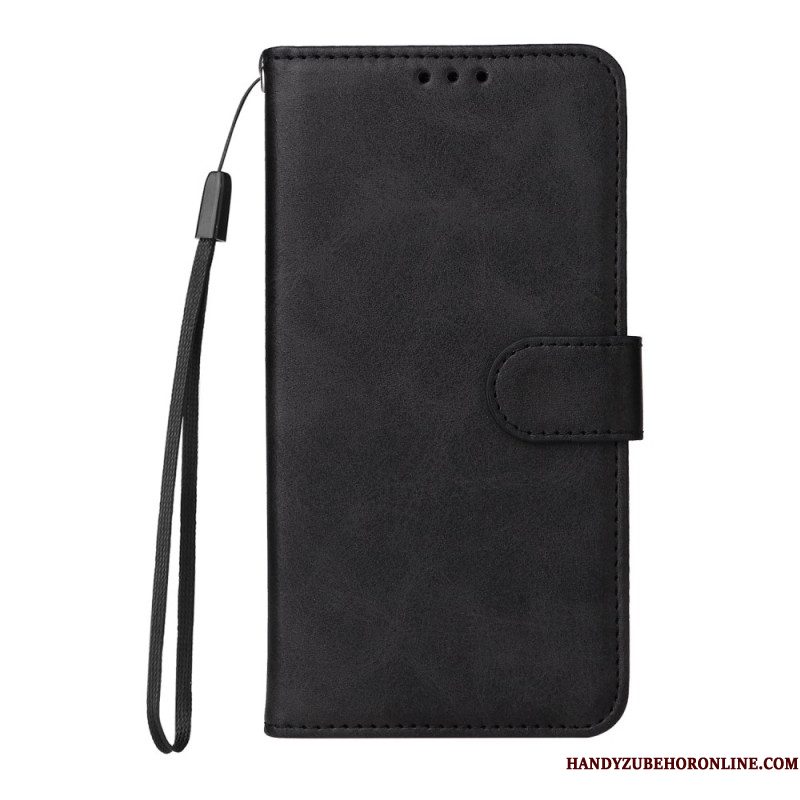 Leren Hoesje Voor Xiaomi 17 Pro Max Effen Kunstleer