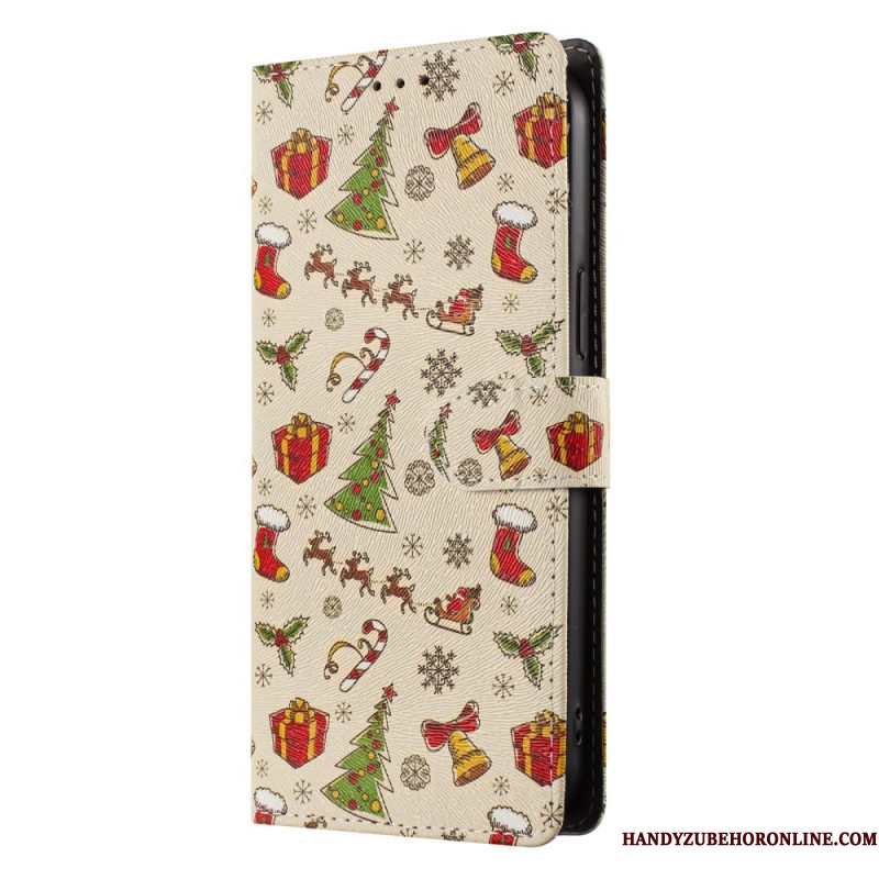 Leren Hoesje Voor Xiaomi 17 Pro Max Kerst