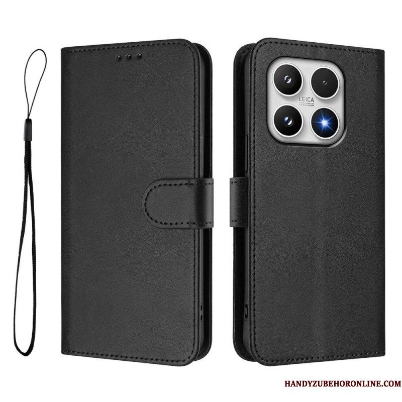 Leren Hoesje Voor Xiaomi 17 Rfid-bescherming Met Leerlook