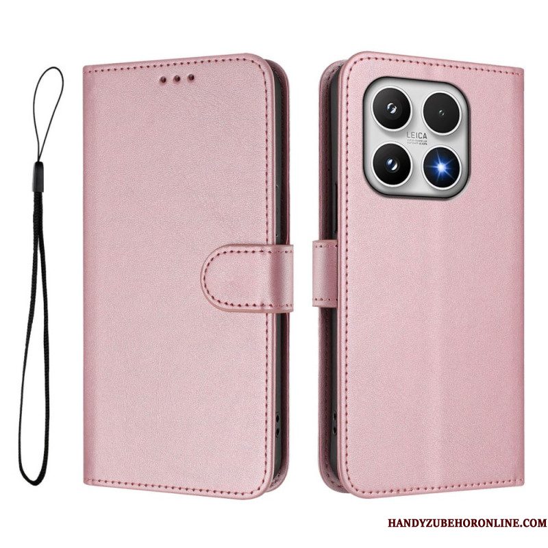Leren Hoesje Voor Xiaomi 17 Rfid-bescherming Met Leerlook