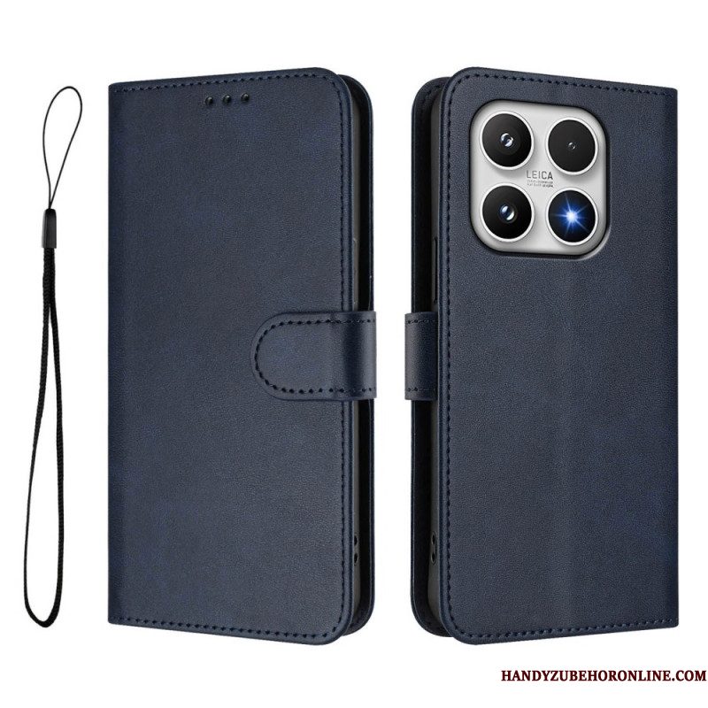 Leren Hoesje Voor Xiaomi 17 Rfid-bescherming Met Leerlook