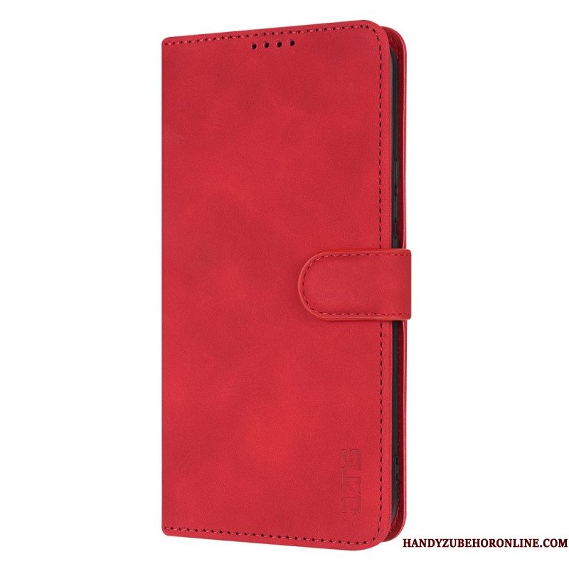 Leren Hoesje Voor Xiaomi 17 Suède-effect Azns