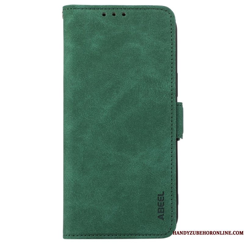 Leren Hoesje Voor Xiaomi Redmi Note 14 4g Abeel Suède-effect