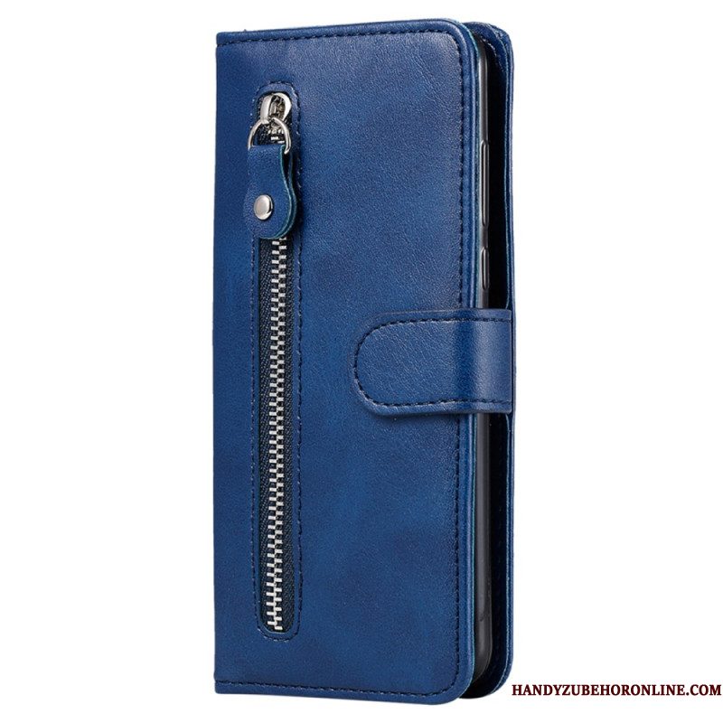 Leren Hoesje Voor Xiaomi Redmi Note 14 4g Portemonnee Met Rits