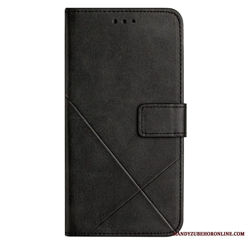 Leren Hoesje Voor Xiaomi Redmi Note 14 5g Idewei-lijnen