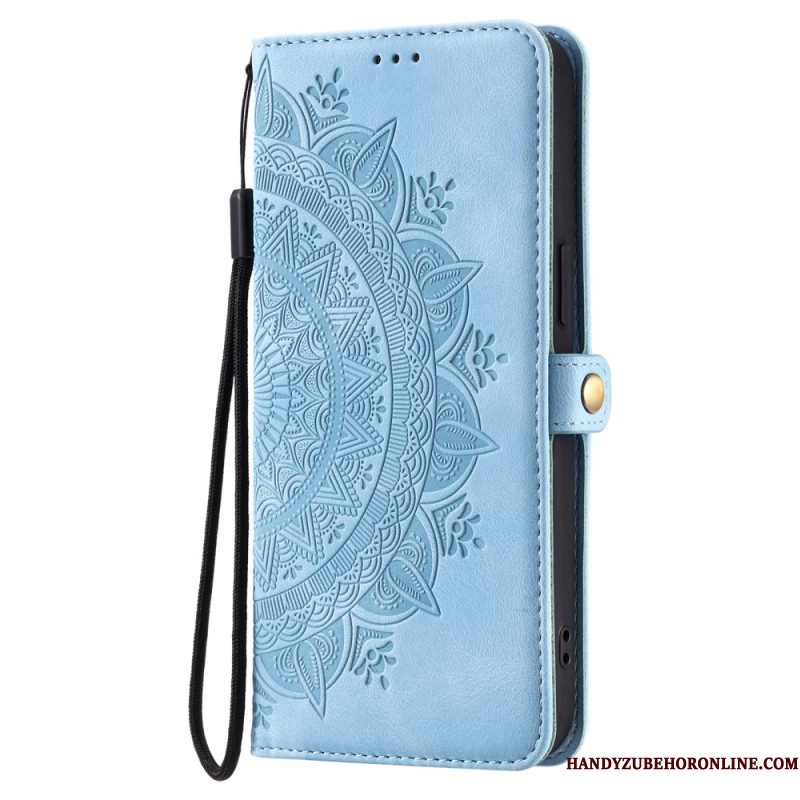 Leren Hoesje Voor Xiaomi Redmi Note 14 5g Mandala-portemonnee