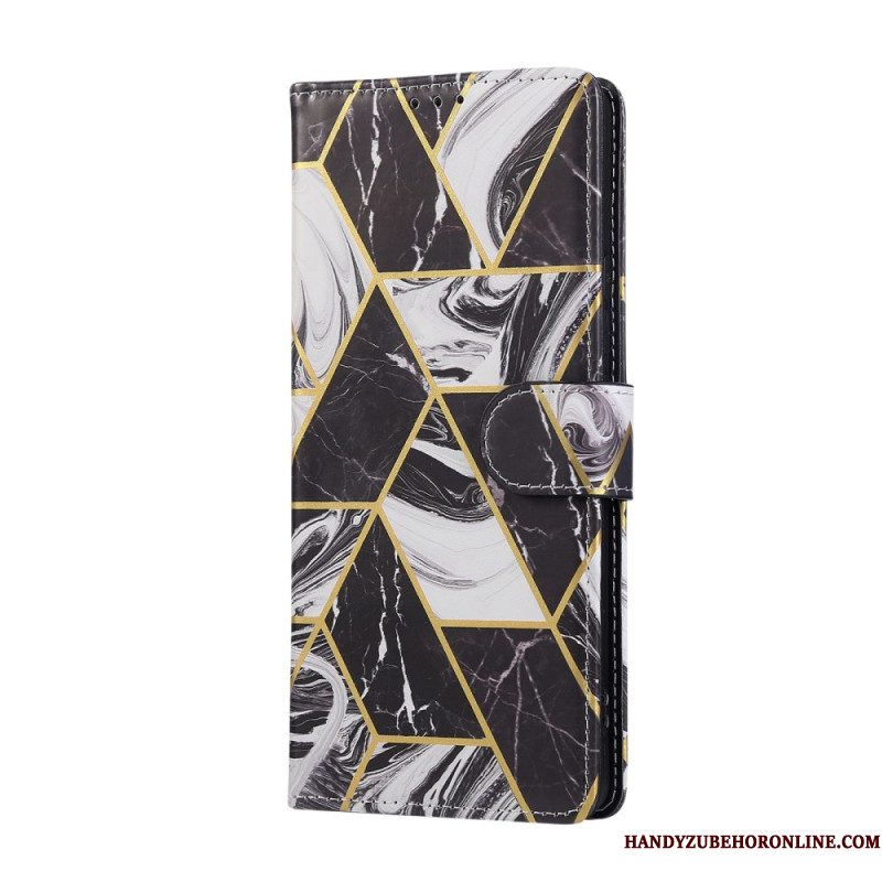 Leren Hoesje Voor Xiaomi Redmi Note 14 Pro 4g Marmerlook
