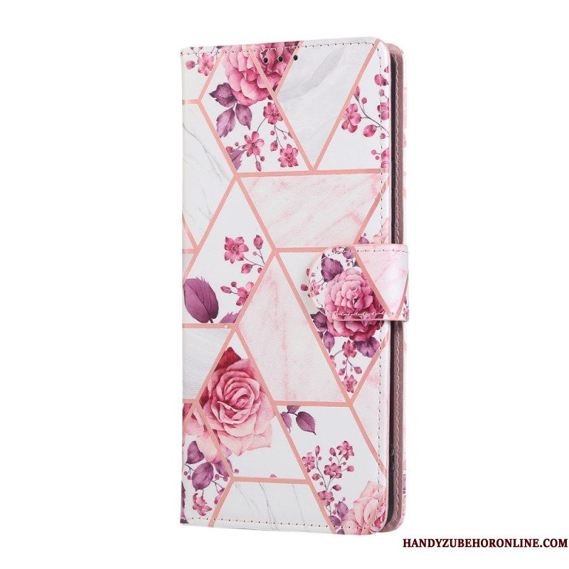 Leren Hoesje Voor Xiaomi Redmi Note 14 Pro 4g Marmerlook