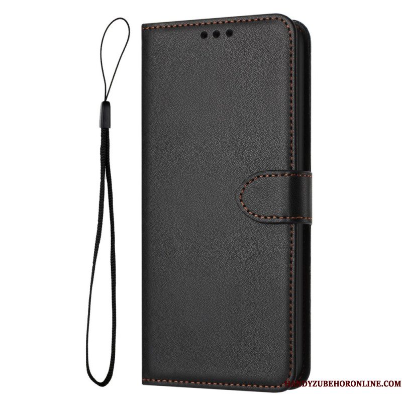 Leren Hoesje Voor Xiaomi Redmi Note 14 Pro 5g Kunstleereffect