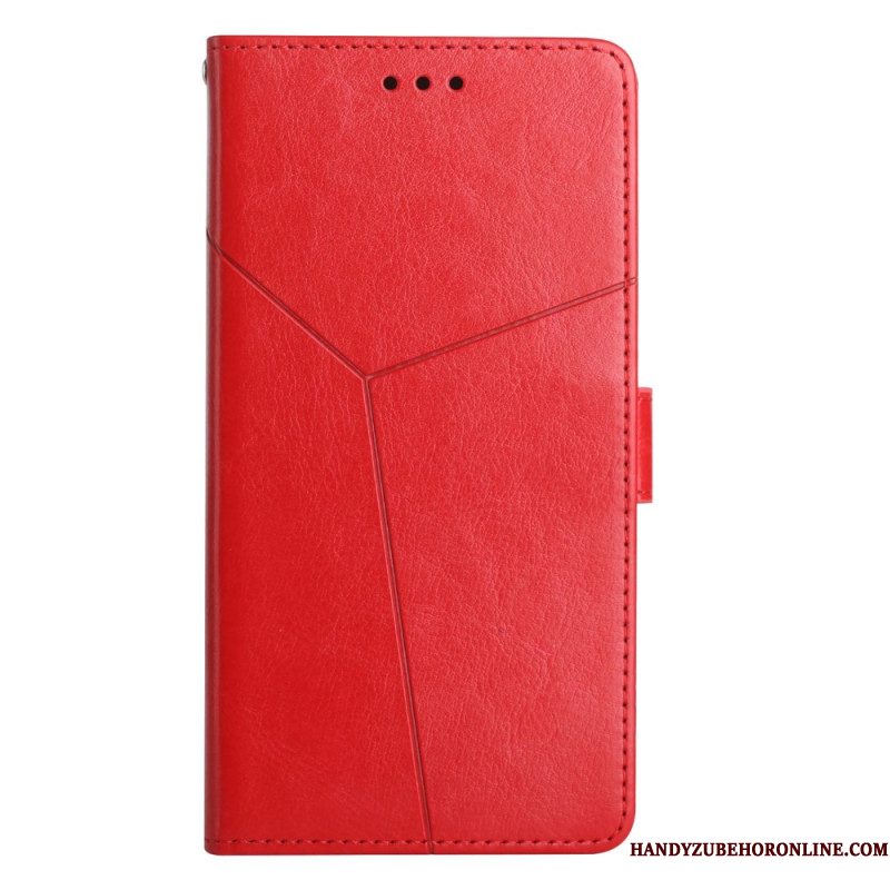 Leren Hoesje Voor Xiaomi Redmi Note 14 Pro 5g Y-vormige Band