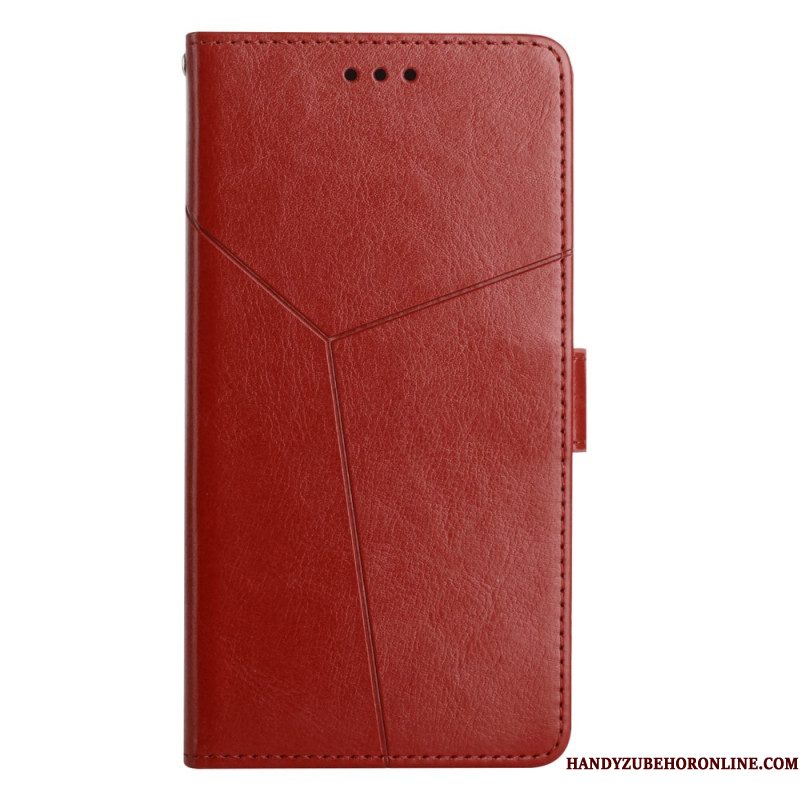 Leren Hoesje Voor Xiaomi Redmi Note 14 Pro 5g Y-vormige Band