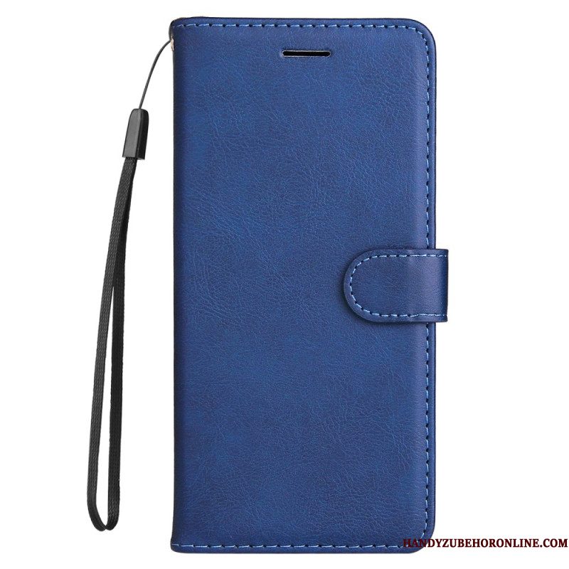 Leren Hoesje Voor Xiaomi Redmi Note 14 Pro Plus 5g Effen Imitatieleer