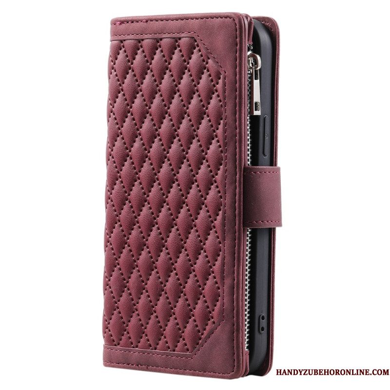 Leren Hoesje Voor Xiaomi Redmi Note 14 Pro Plus 5g Gewatteerde Portemonnee