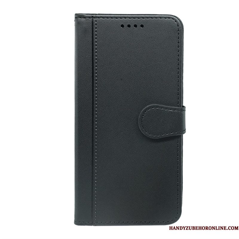 Leren Hoesje Voor Xiaomi Redmi Note 14s Bandafwerking