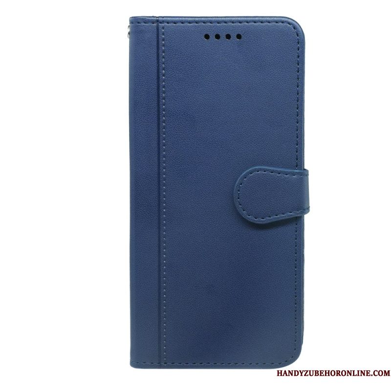 Leren Hoesje Voor Xiaomi Redmi Note 14s Bandafwerking