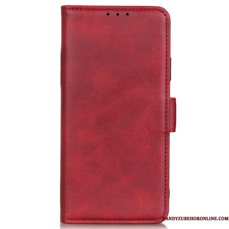 Leren Hoesje Voor Xiaomi Redmi Note 14s Dubbele Sluiting