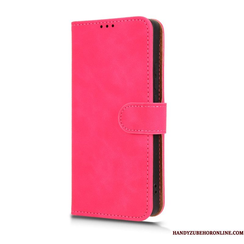 Leren Hoesje Voor Xiaomi Redmi Note 14s Suède-effect