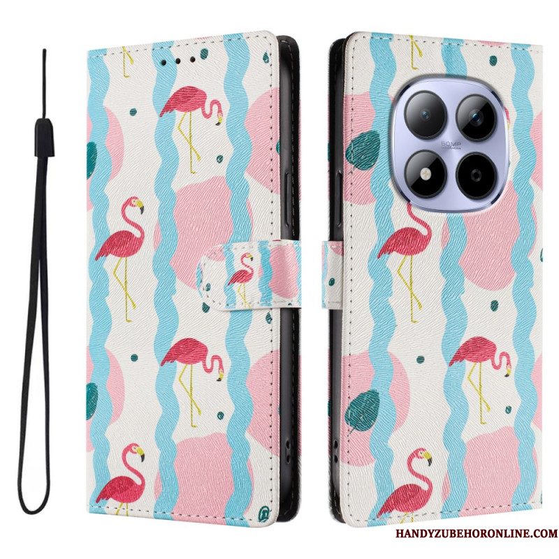 Leren Hoesje Voor Xiaomi Redmi Note 15 Pro 5g Patroon
