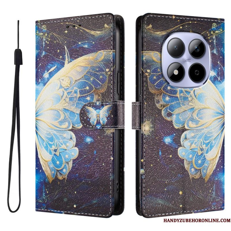 Leren Hoesje Voor Xiaomi Redmi Note 15 Pro 5g Patroon
