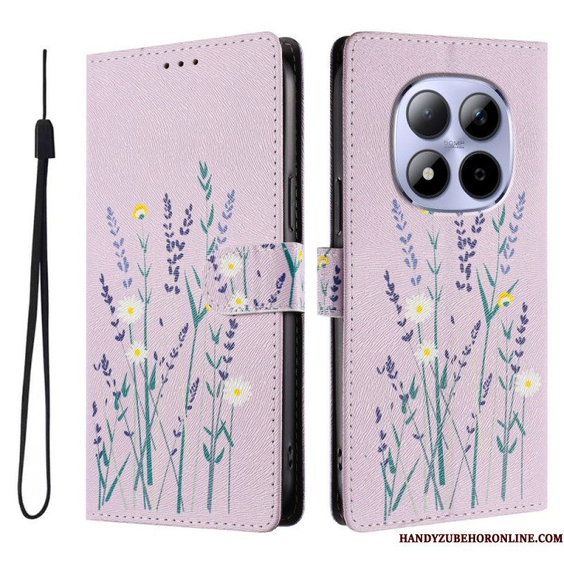 Leren Hoesje Voor Xiaomi Redmi Note 15 Pro 5g Patroon