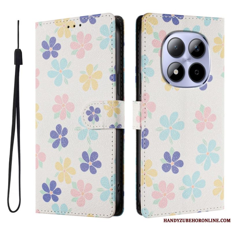 Leren Hoesje Voor Xiaomi Redmi Note 15 Pro 5g Patroon