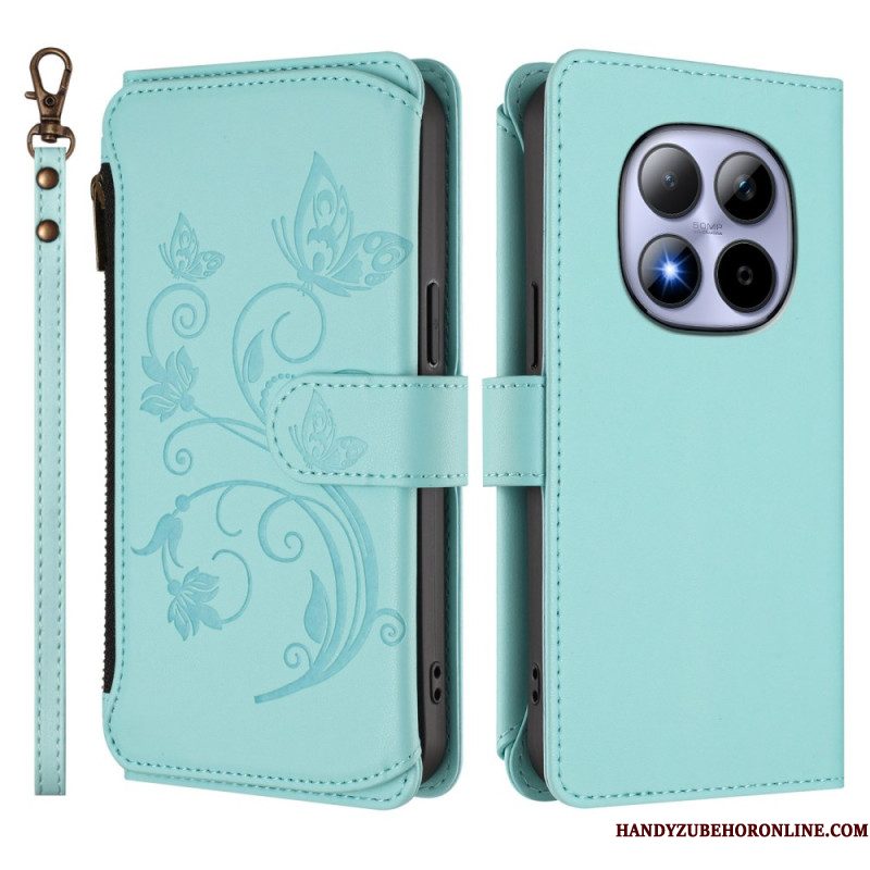 Leren Hoesje Voor Xiaomi Redmi Note 15 Pro 5g Portemonnee Met 6 Kaartsleuven