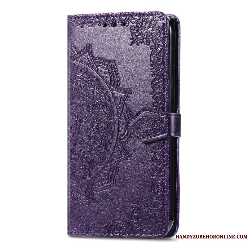 Leren Hoesje Voor Xiaomi Redmi Note 15 Pro Plus 5g Barok Mandala
