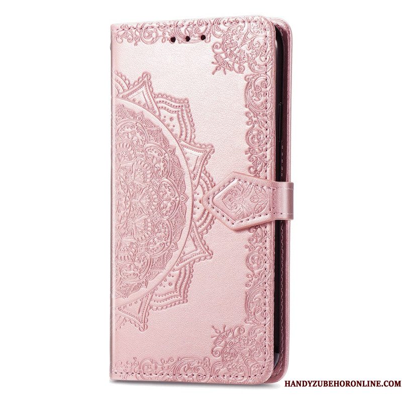 Leren Hoesje Voor Xiaomi Redmi Note 15 Pro Plus 5g Barok Mandala