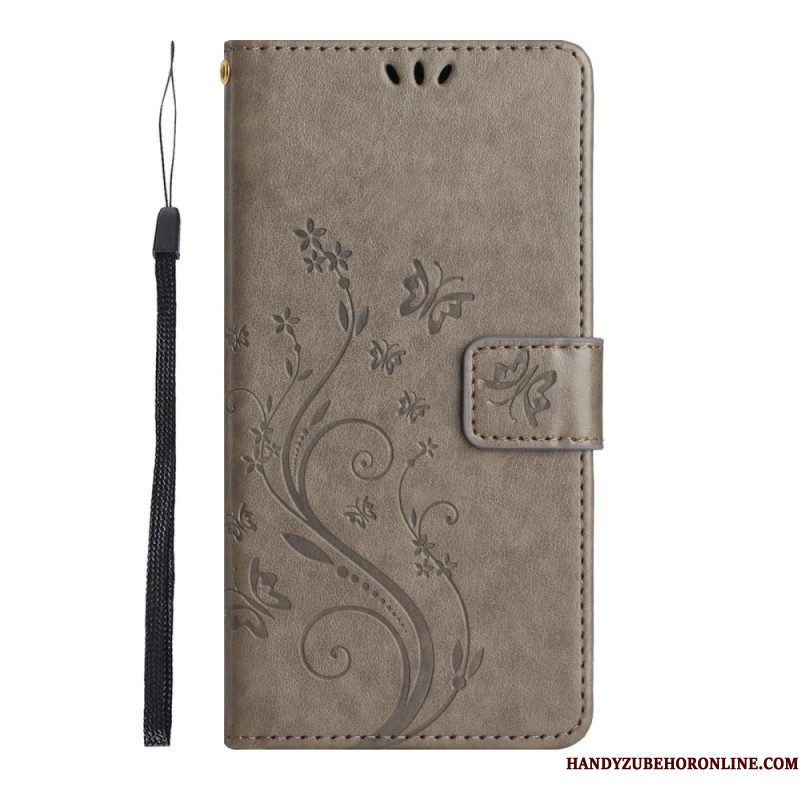 Leren Hoesje Voor Xiaomi Redmi Note 15 Pro Plus 5g Kleine Bloemen