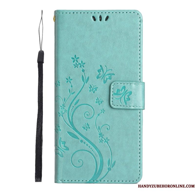 Leren Hoesje Voor Xiaomi Redmi Note 15 Pro Plus 5g Kleine Bloemen