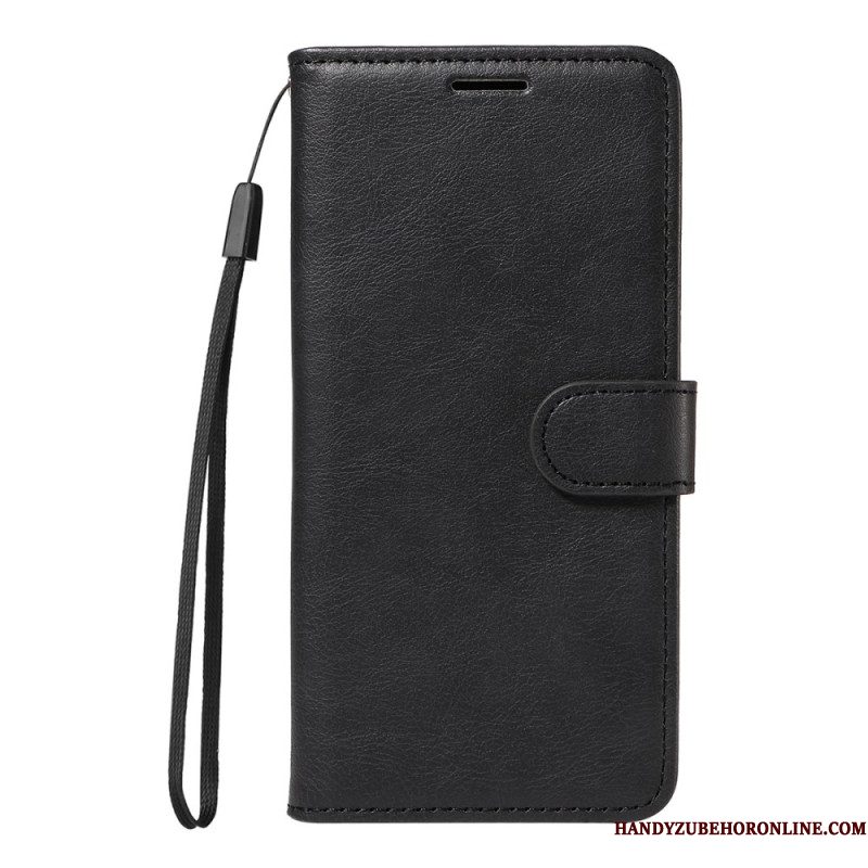 Leren Hoesje Voor Xiaomi Redmi Note 15 Pro Plus 5g Monochroom