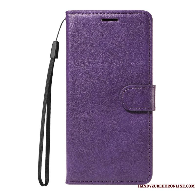 Leren Hoesje Voor Xiaomi Redmi Note 15 Pro Plus 5g Monochroom