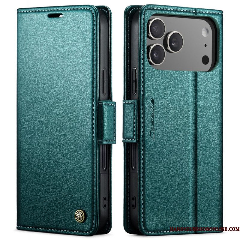 Leren Hoesje Voor iPhone 17 Pro Max Caseme