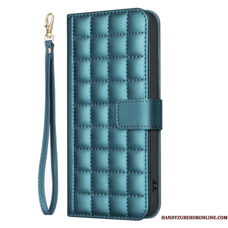 Leren Hoesje Voor iPhone 17 Pro Max Gewatteerd Binfen Color