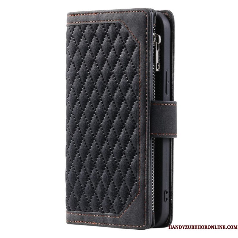 Leren Hoesje Xiaomi 15 Gewatteerd Portemonnee Bescherming Hoesje