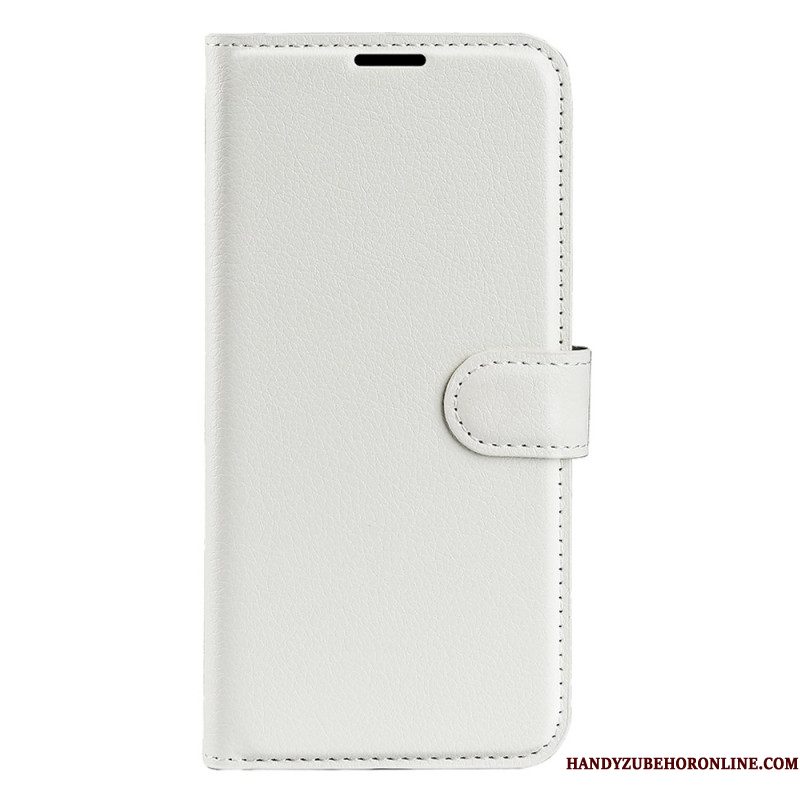 Leren Hoesje Xiaomi 15 Lychee Kunstleer Klassiek Bescherming Hoesje