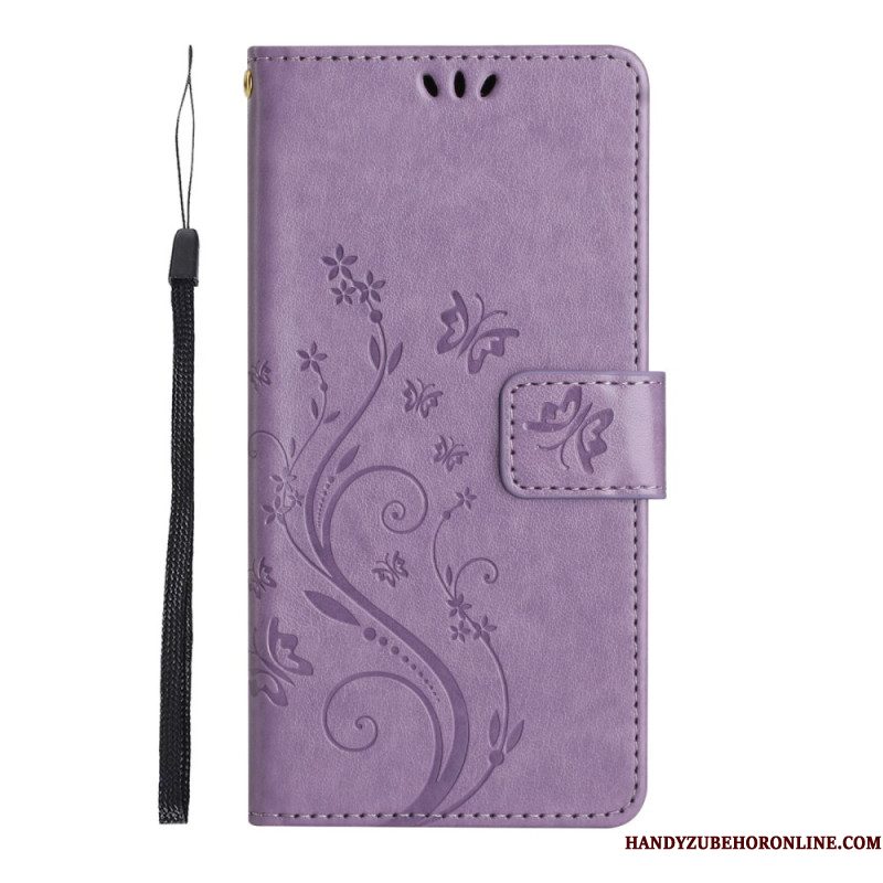Leren Hoesje Xiaomi 15 Pro Bloemen Bescherming Hoesje