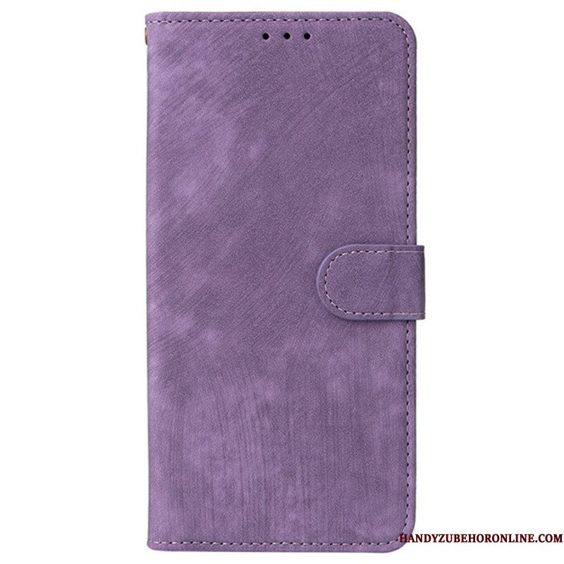 Leren Hoesje Xiaomi 15 Pro Rfid-bescherming Suède-effect Bescherming Hoesje