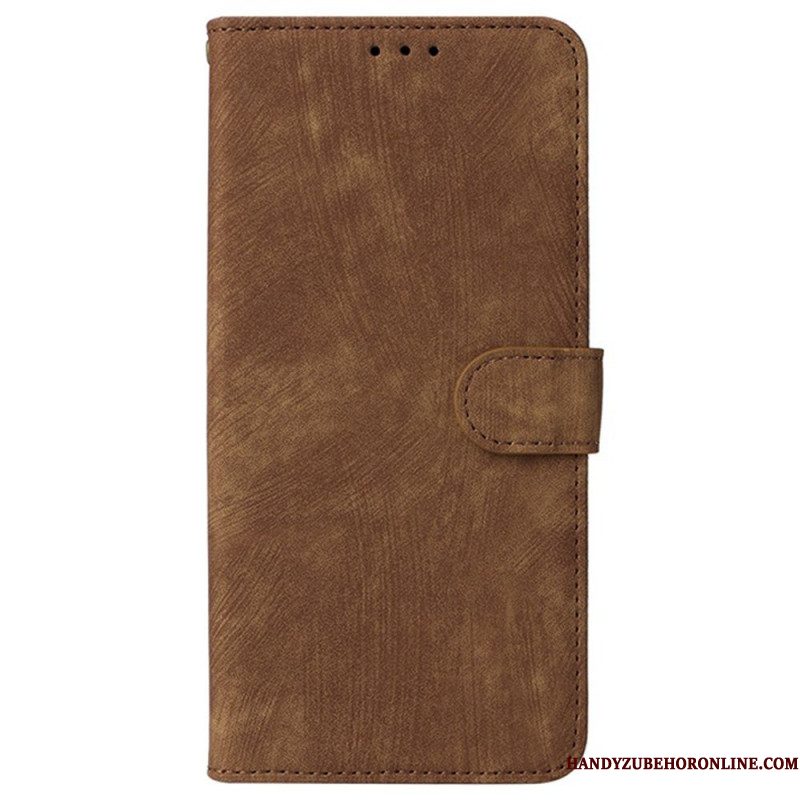 Leren Hoesje Xiaomi 15 Pro Rfid-bescherming Suède-effect Bescherming Hoesje