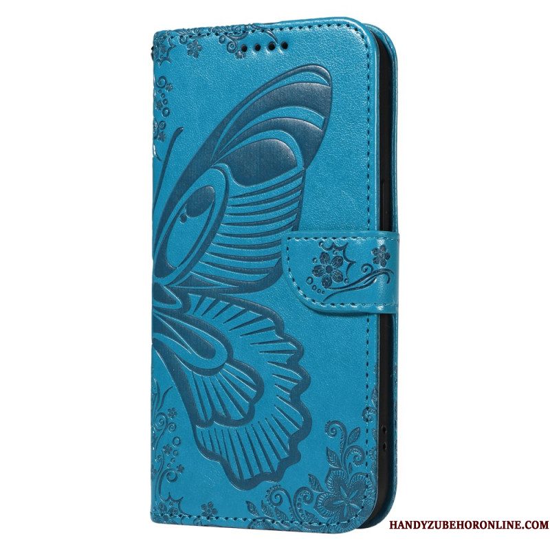 Leren Hoesje Xiaomi 15 Pro Vlinderdesign Bescherming Hoesje